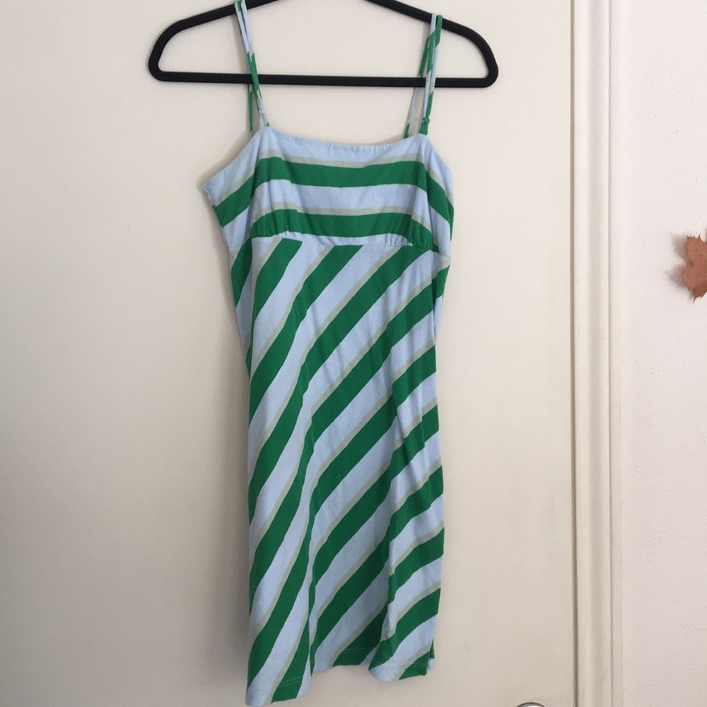 Striped cotton dress